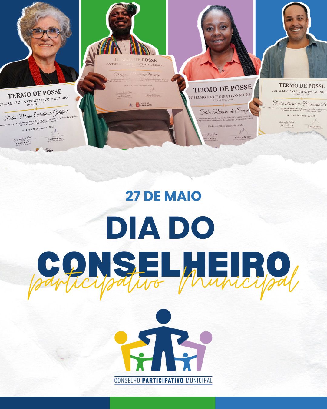 Com o maior Conselho Participativo do país, a cidade reconhece a dedicação dos conselheiros que fortalecem uma gestão mais transparente e democrática.