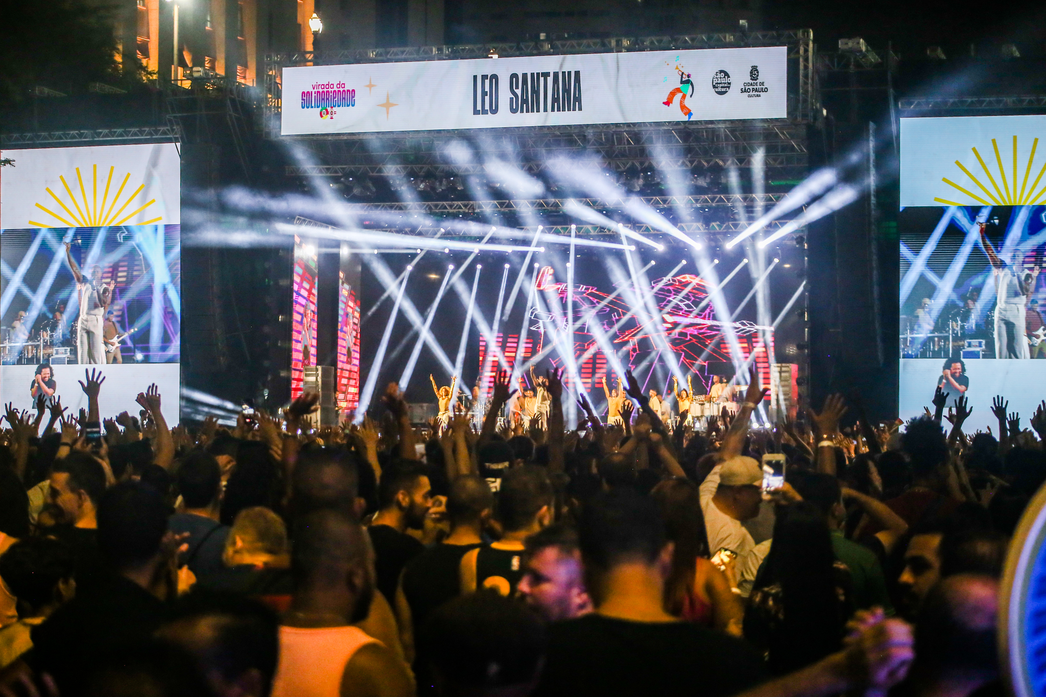 Palco do Anhangabaú, na Virada Cultural de 2024. Foto: Divulgação