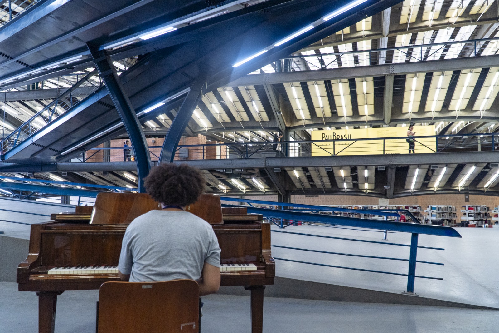 Piano na Praça, no Centro Cultural São Paulo. Foto: Divulgação