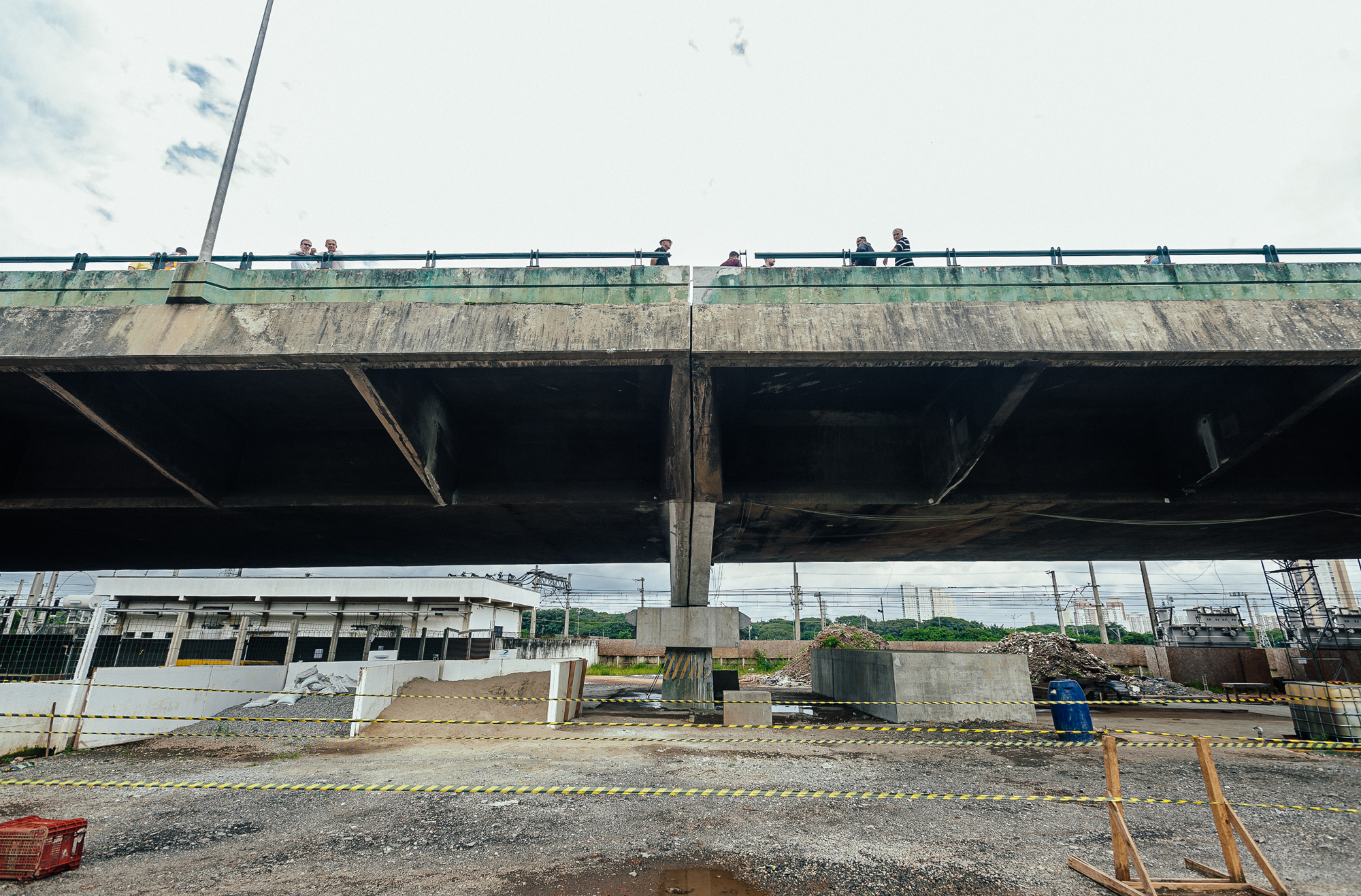 1166522-Ensaio de Carga no Viaduto da Marginal Pinheiros