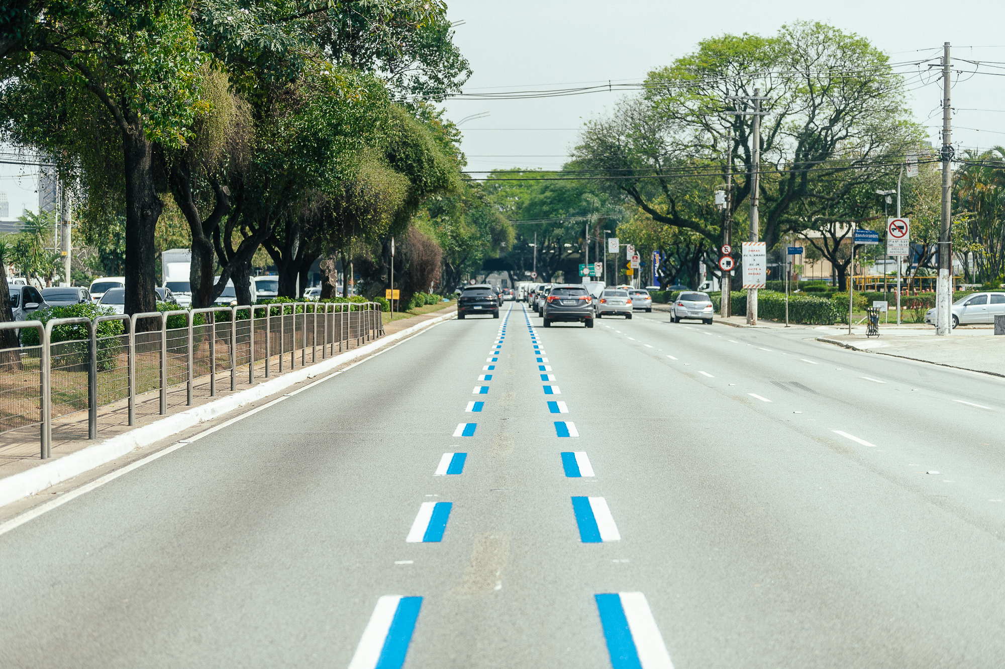 1435475-Entrega do Novo Trecho do Projeto Piloto da Faixa Azul na Avenida dos Bandeirantes