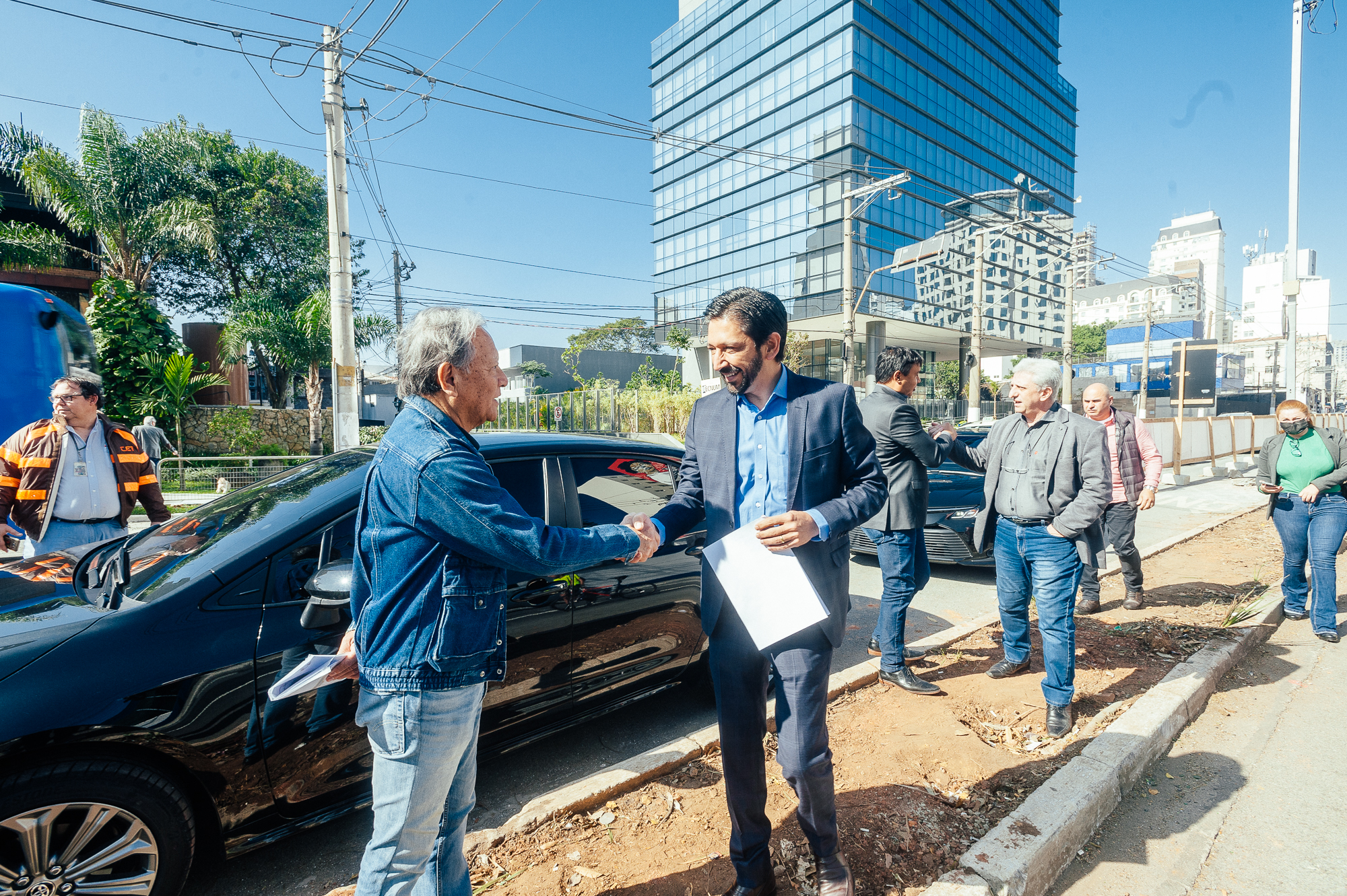 1435788-Visita e Início das Obras de Requalificação da Avenida Santo Amaro