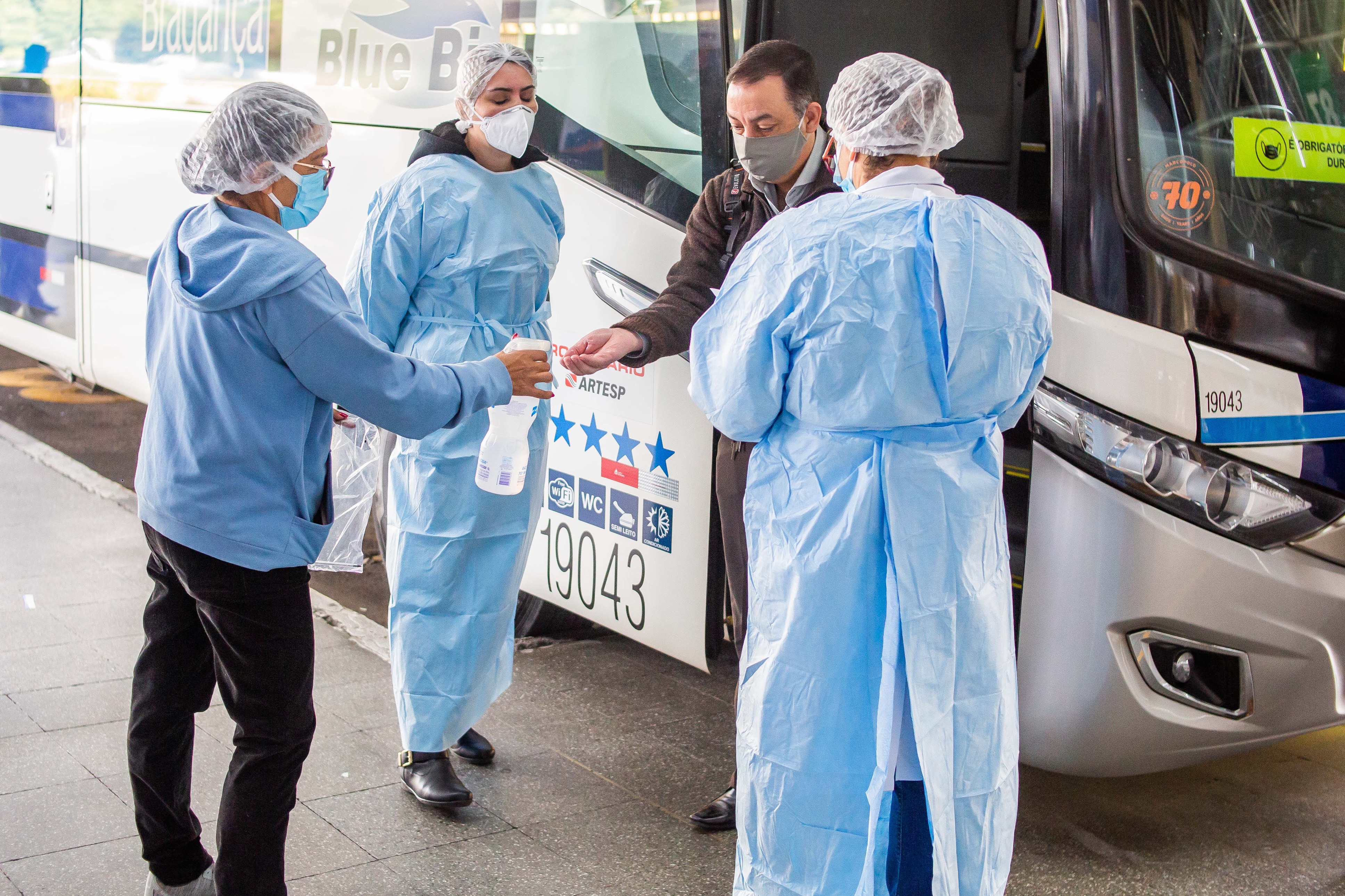 1567360-Visita à Barreira Sanitária do Terminal Rodoviário Tietê