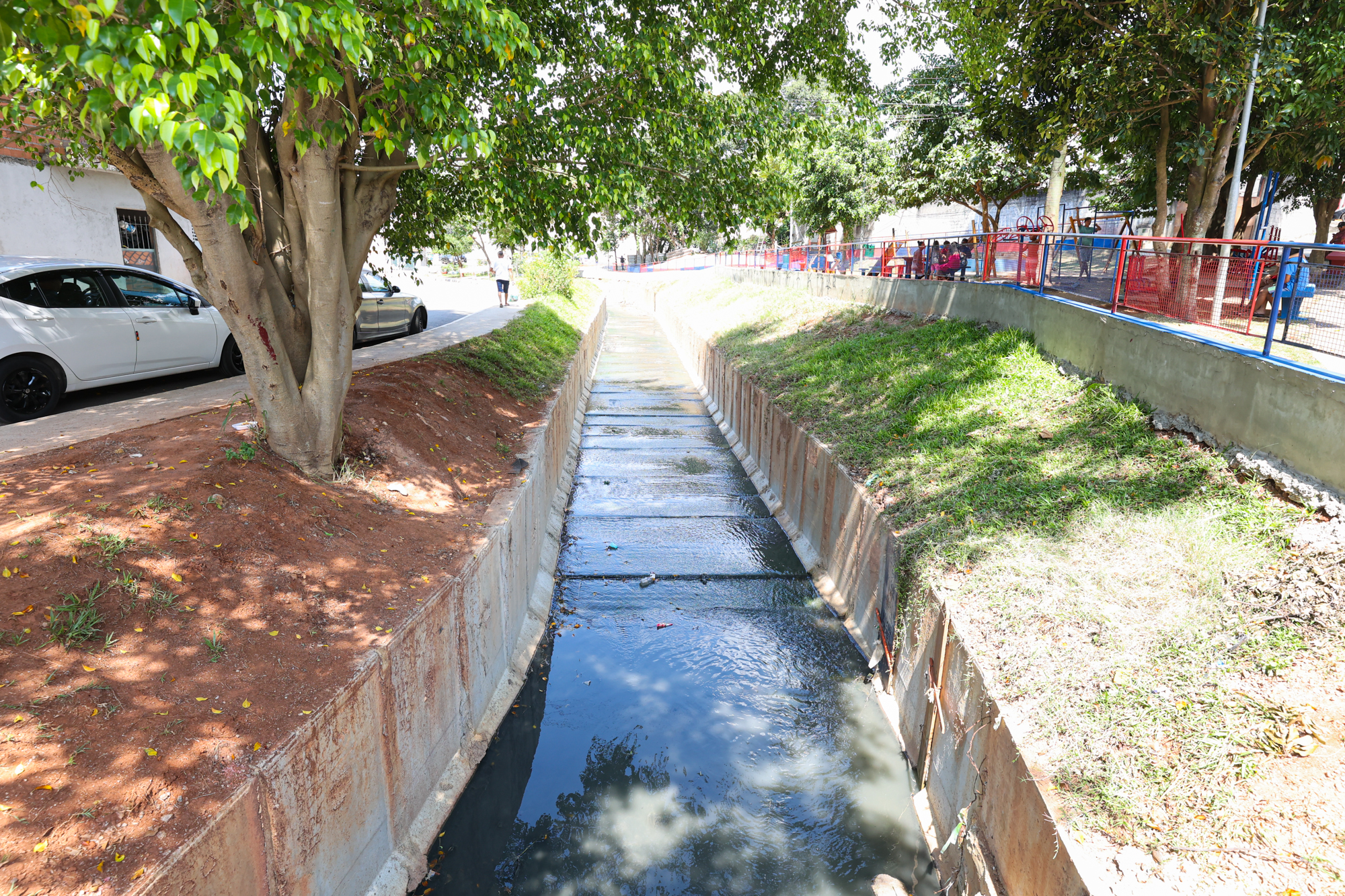 3187528-Visita às Obras da Super Praça de Lazer do Jardim Miriam e às Obras Finalizadas do Córrego José Botelho