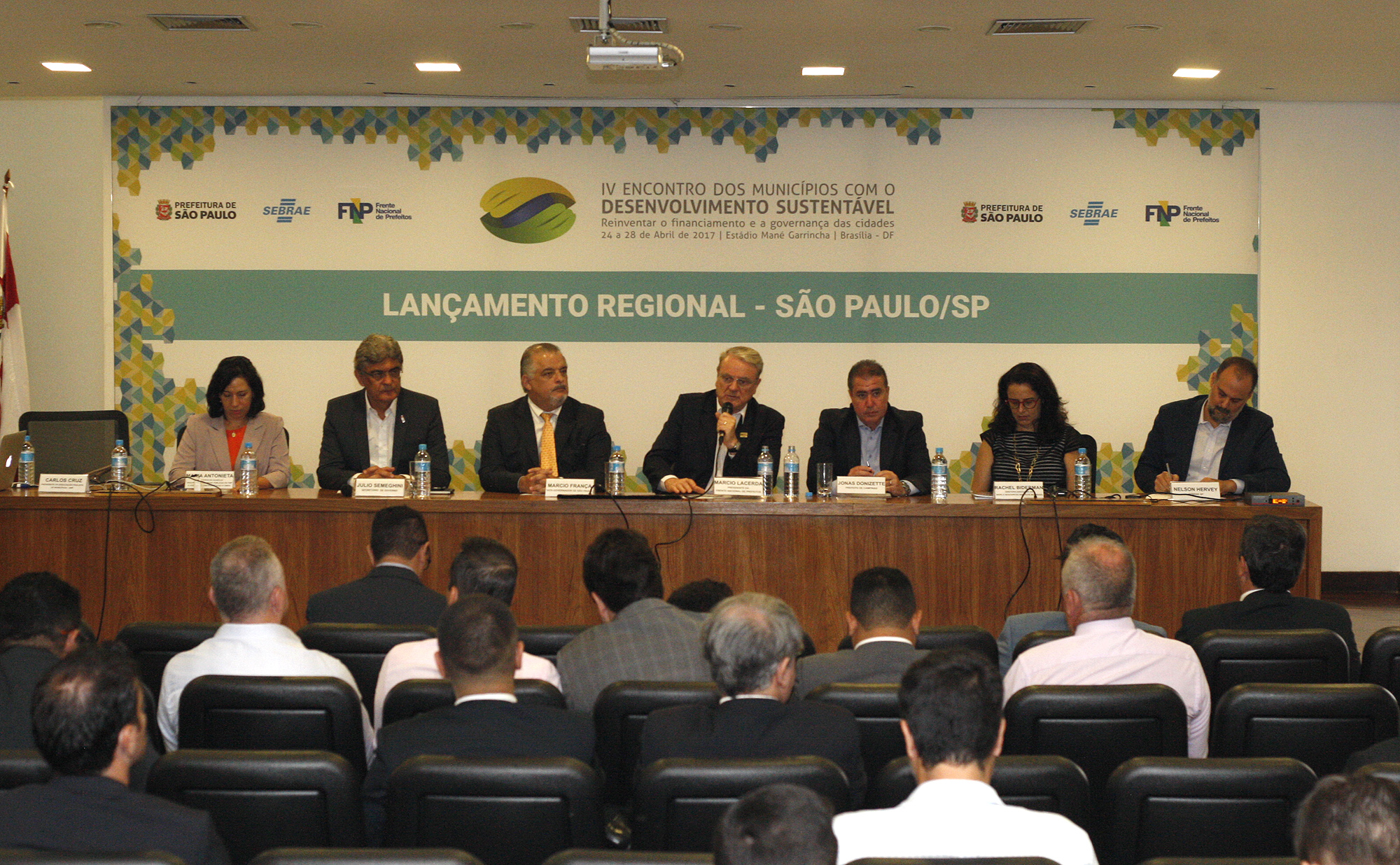 839171-Abertura da Cerimônia do Lançamento Regional São Paulo do IV Encontro dos Municípios com o Desenvolvimento Sustentável – EMDS da Frente Nacional de Prefeitos