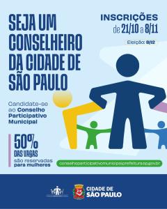 📢 Inscrições Abertas para a Eleição do Conselho Participativo Municipal! 🗳️