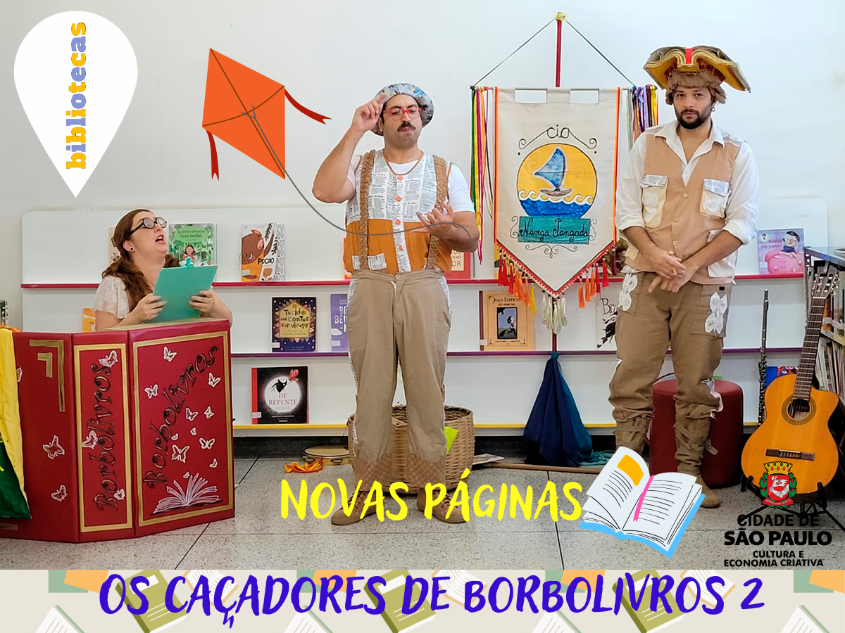 Novas páginas - Os caçadores de borbolivros 2