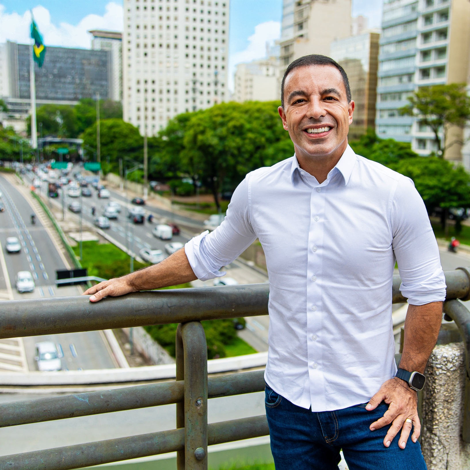 Na imagem, o secretário municipal de Esportes e Lazer, Rogério Lins.