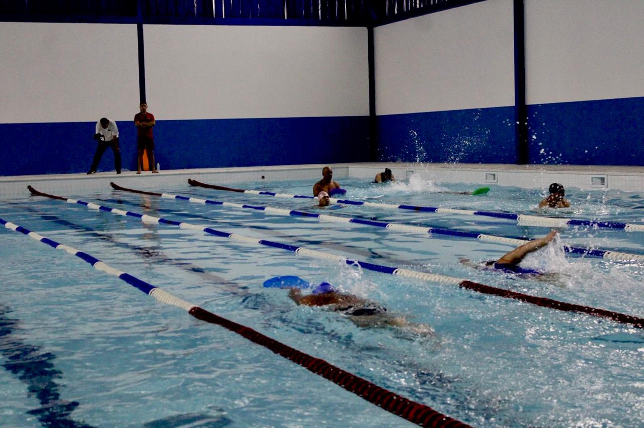 Na imagem, piscina do Centro Esportivo José Bonifacio.